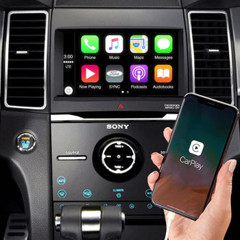 2013-2015 Ford Taurus MyFord Touch Sync 2 to Sync 3 with Apple CarPlay and Android Auto Upgrade - Infotainment.com