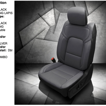 2019-2022 Ram 1500 DT Katzkin® Leather Seating Upgrade