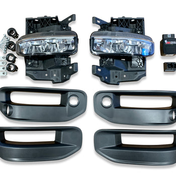 2019-2022 Ram 1500 Truck OEM Factory Halogen to LED Fog Light Upgrade Kit