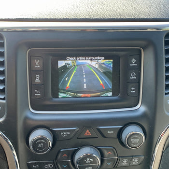 14-17 Jeep Grand Cherokee Factory Backup Rear Camera Kit - Infotainment.com