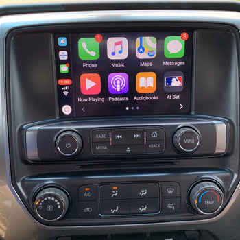 2014-2016 GMC Sierra IntelliLink® Apple CarPlay and Android Auto Upgrade
