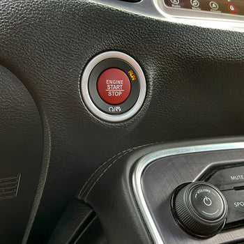 2015-2022 Dodge Challenger Charger OEM Red SRT Push-to-Start Button Upgrade