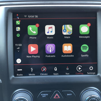 2013-2018 Ram 1500 2500 3500 8.4 4C NAV UAQ Retrofit Kit with Apple CarPlay & Android Auto - Infotainment.com