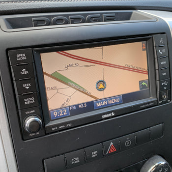 2009-2010 Dodge Ram 1500 GPS Navigation RER 730N Radio - Infotainment.com