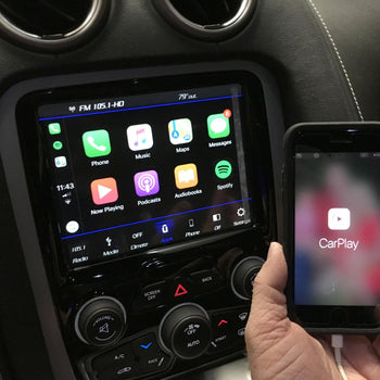 2013-2017 Dodge SRT Viper 8.4 4C NAV UAQ Retrofit Kit with Apple CarPlay & Android Auto - Infotainment.com