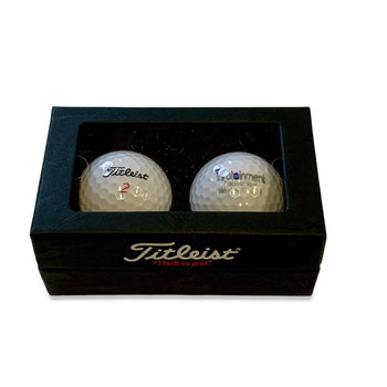 Infotainment.com Titleist 2 Ball Business Card Box - DT TruSoft - Infotainment.com
