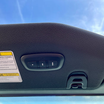 2018-2023 Jeep Wrangler JL Gladiator JT Factory OEM HomeLink® Universal Garage Door Opener Visor Upgrade