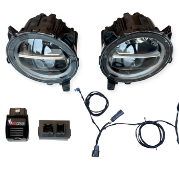 2018-2023 Jeep Wrangler & Gladiator OEM Factory LED Headlight Upgrade Kit