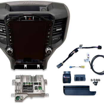 2019-2022 RAM Heavy Duty UAX Uconnect 4C NAV with 12-inch Touchscreen including Apple CarPlay & Android Auto Upgrade