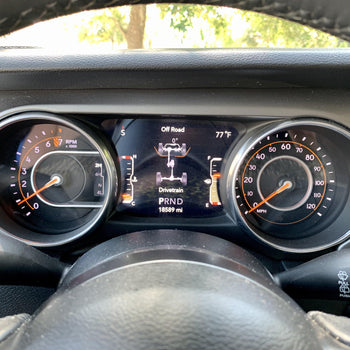 2018-2021 Jeep Wrangler JL Speedometer EVIC Instrument Panel Cluster - Infotainment.com