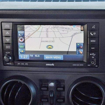 2007-2010 Jeep Wrangler GPS Navigation RER 730N Radio - Infotainment.com
