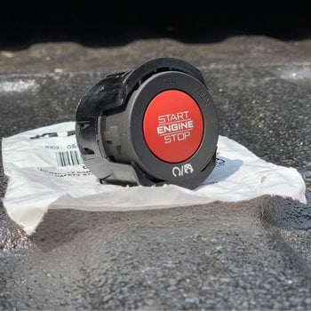 2019-2022 Ram 1500 2500 3500 OEM Red TRX Style Push-to-Start Button Upgrade