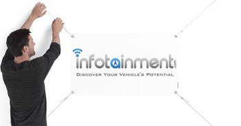 Infotainment.com 36" x 20" Banner - Infotainment.com